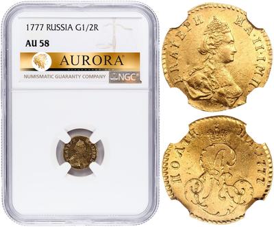 Полтина 1777 года