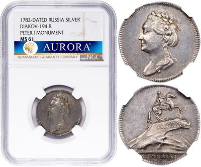 Жетон 1782 года