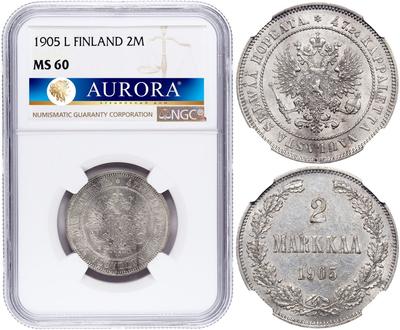 2 марки 1905 года L Для Финляндии
