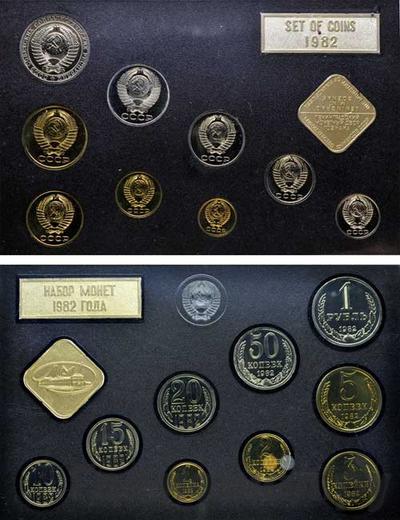 Годовой набор 1982 года ЛМД Госбанка СССР