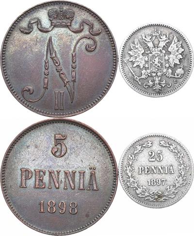 25 пенни 1897 года L Для Финляндии