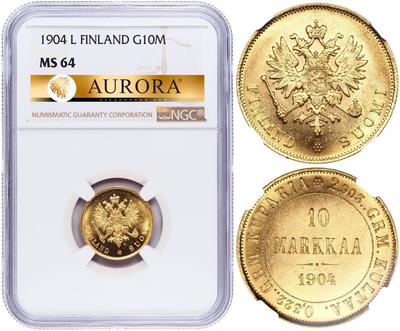20 марок 1904 года L Для Финляндии