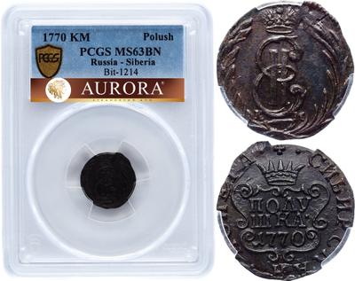 Полушка 1770 года