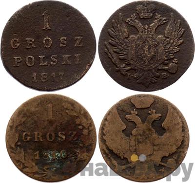 1 грош 1817 года