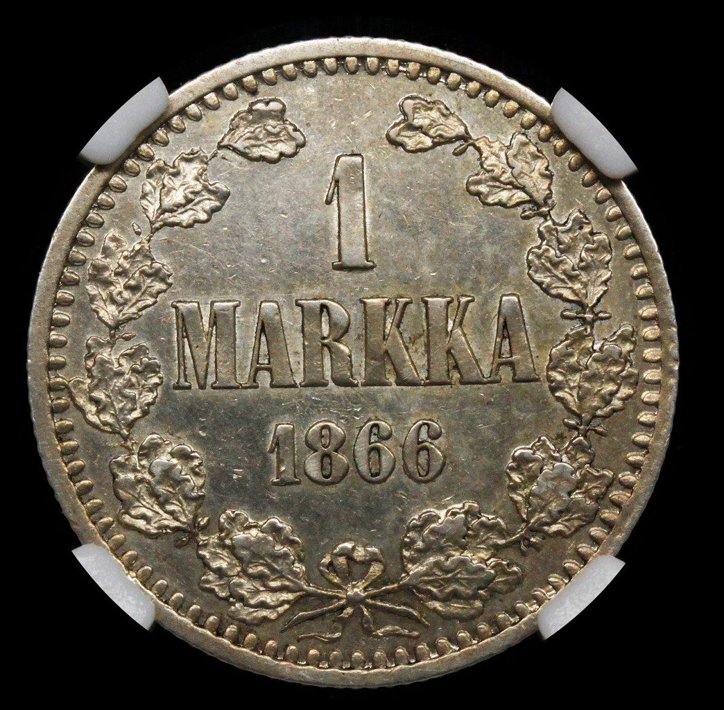 1 марка 1866 года S Для Финляндии