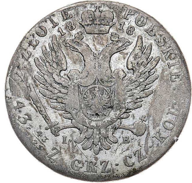 2 злотых 1818 года