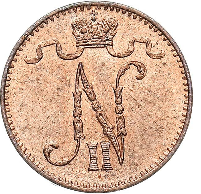 1 пенни 1912 года Для Финляндии