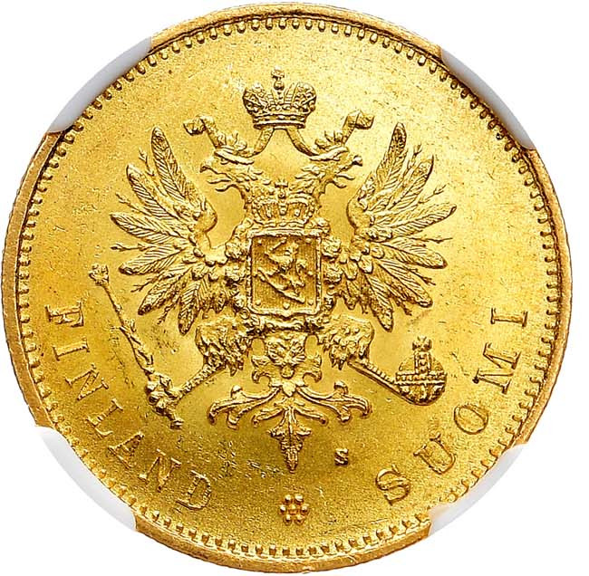 20 марок 1880 года S Для Финляндии