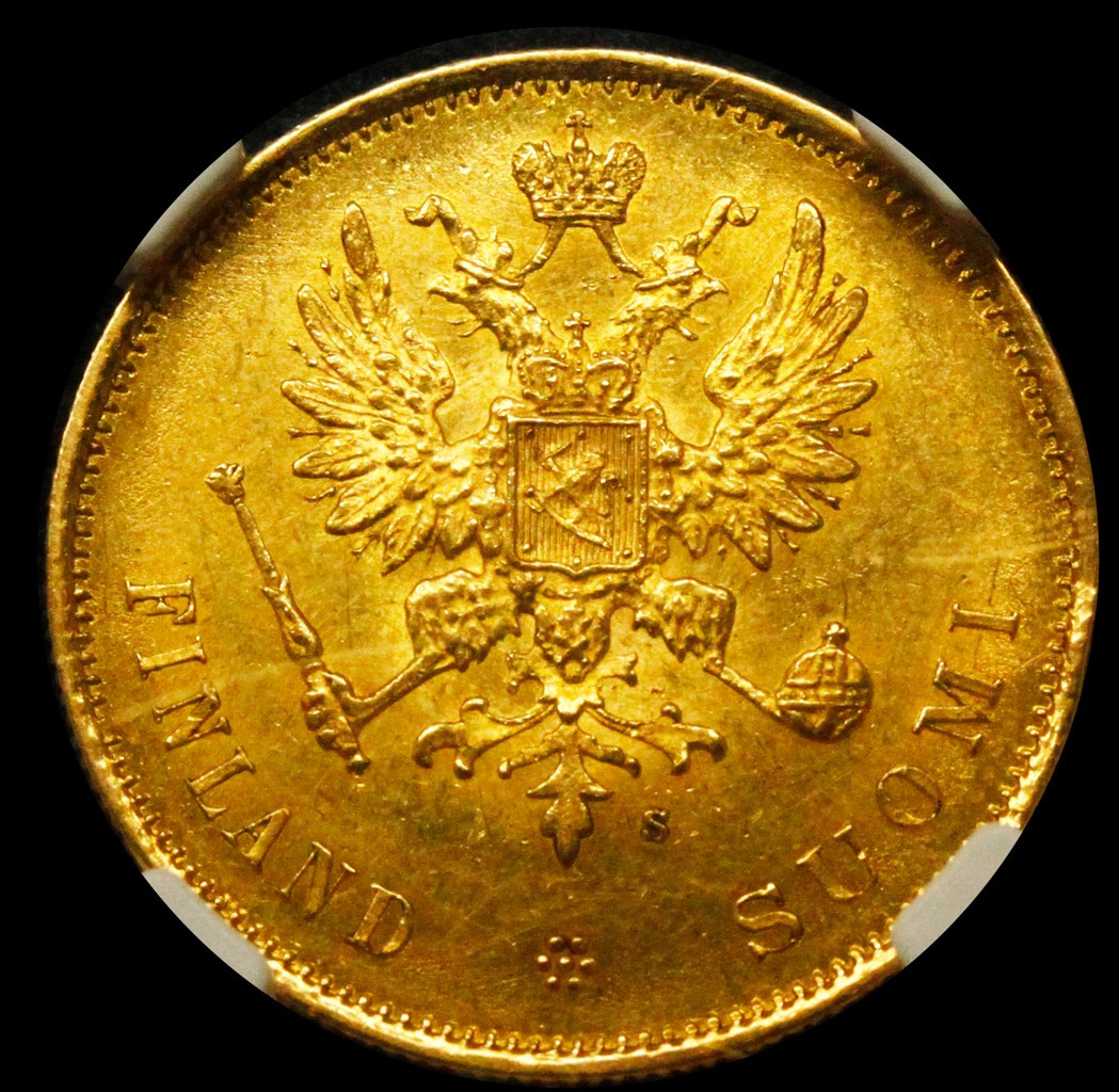 10 марок 1878 года S Для Финляндии