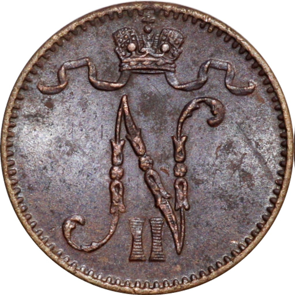 1 пенни 1905 года Для Финляндии