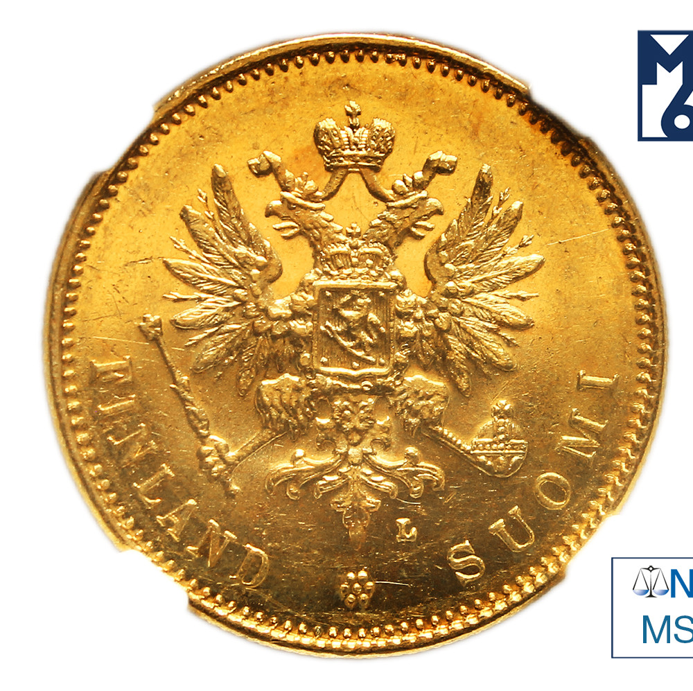 20 марок 1910 года L Для Финляндии