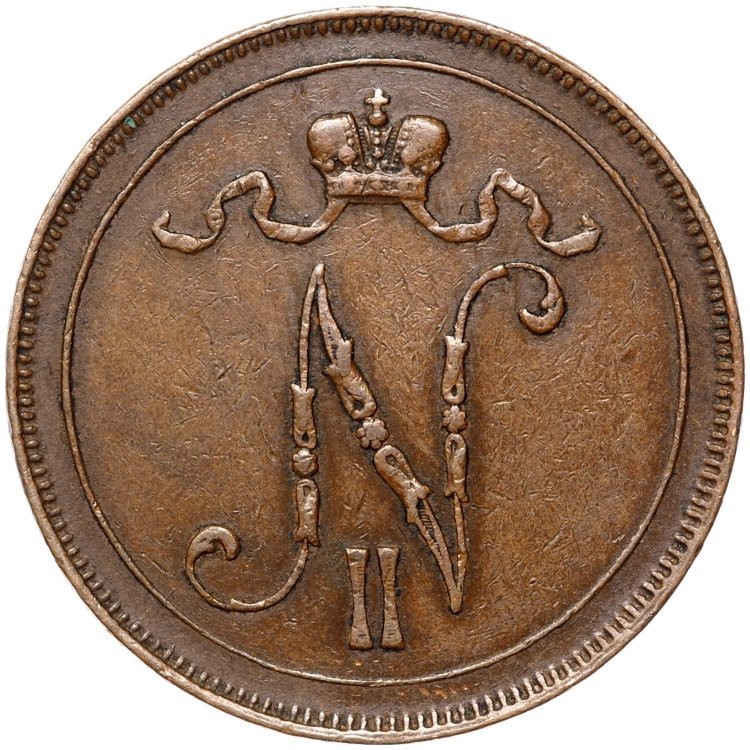 10 пенни 1897 года Для Финляндии