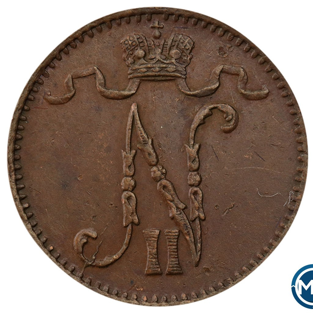 1 пенни 1906 года Для Финляндии