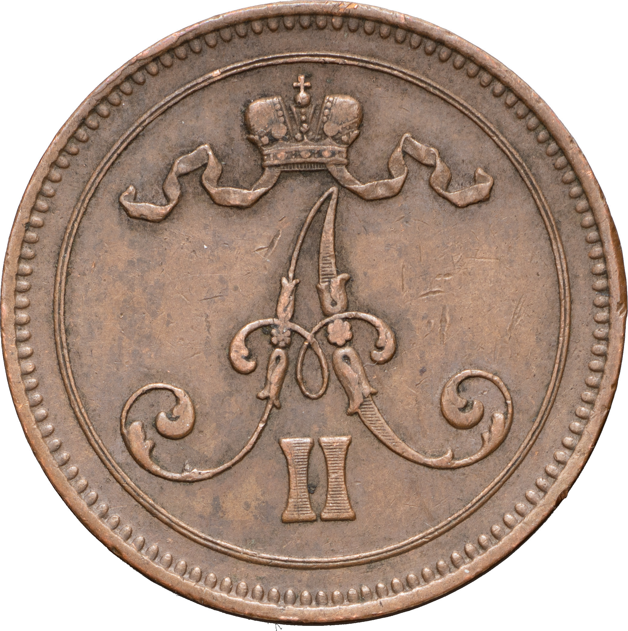 10 пенни 1867 года