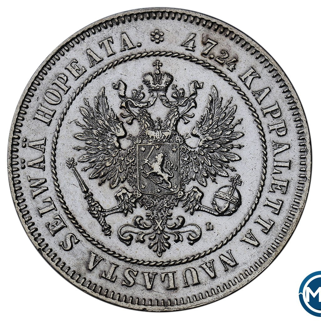 2 марки 1907 года L Для Финляндии