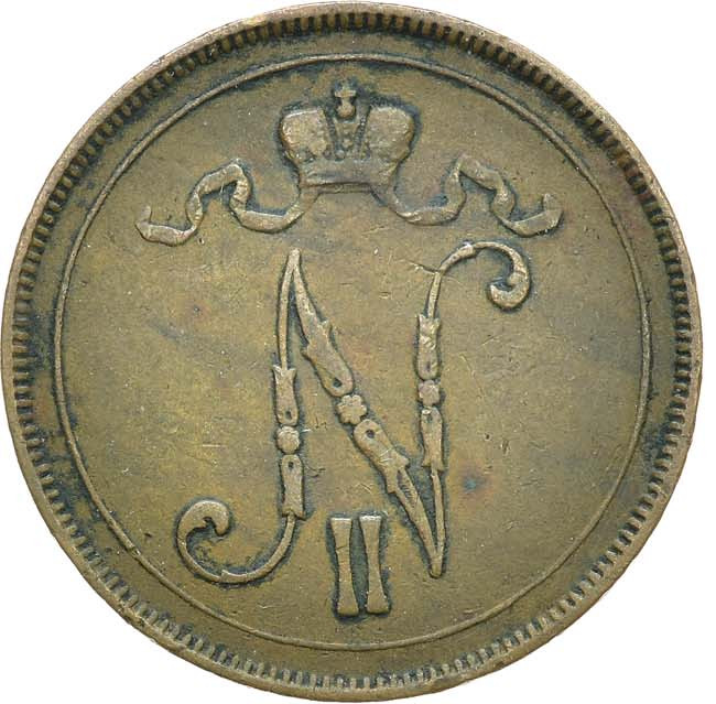 10 пенни 1898 года Для Финляндии