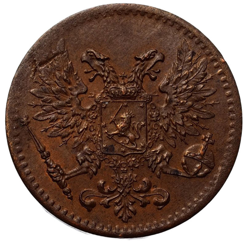1 пенни 1917 года Для Финляндии