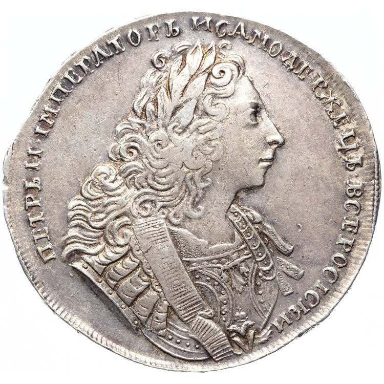 1 рубль 1729 года