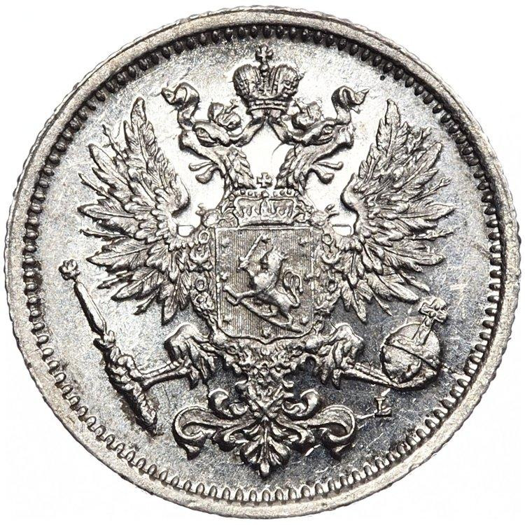 50 пенни 1891 года L Для Финляндии