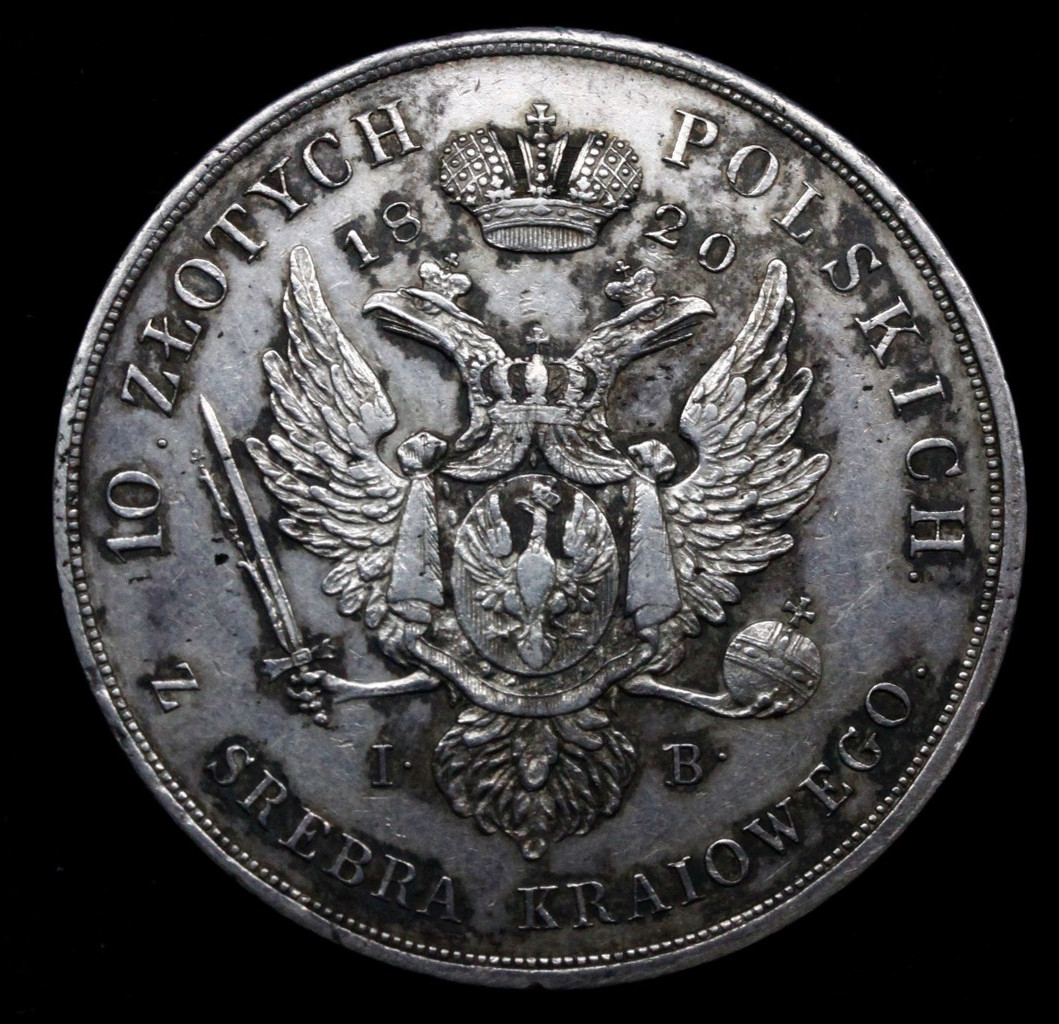 10 злотых 1820 года IВ Для Польши