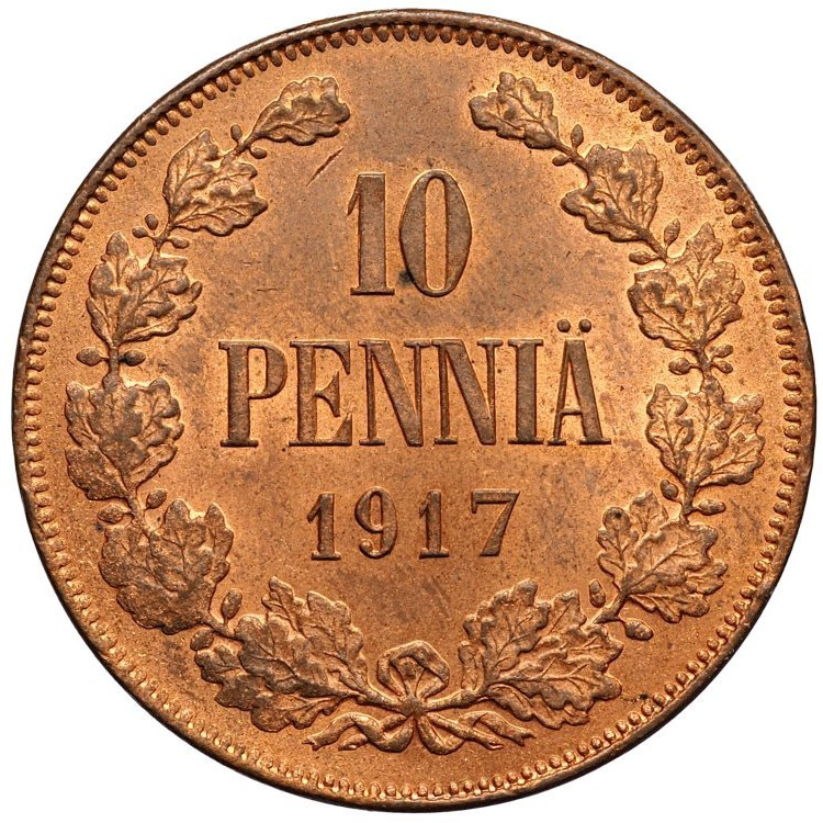 10 пенни 1917 года