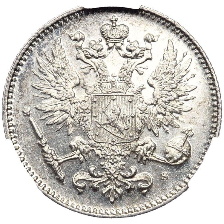 50 пенни 1914 года S Для Финляндии