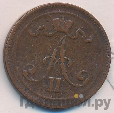 10 пенни 1865 года Для Финляндии