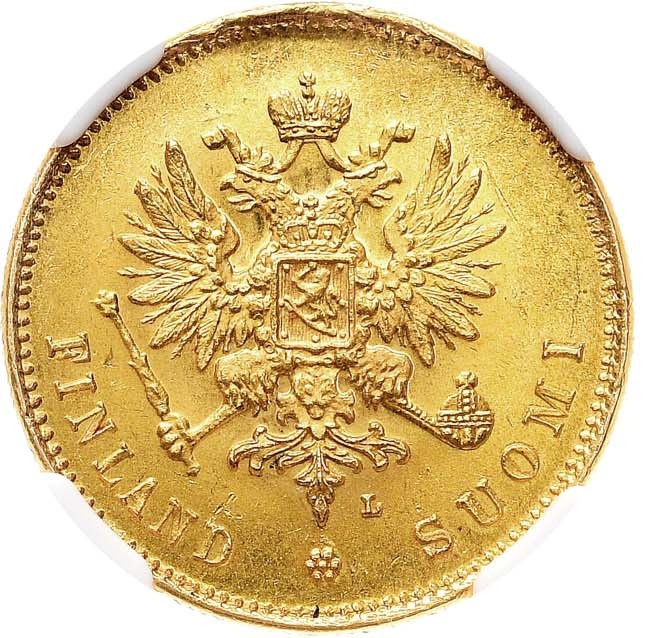 20 марок 1910 года L Для Финляндии