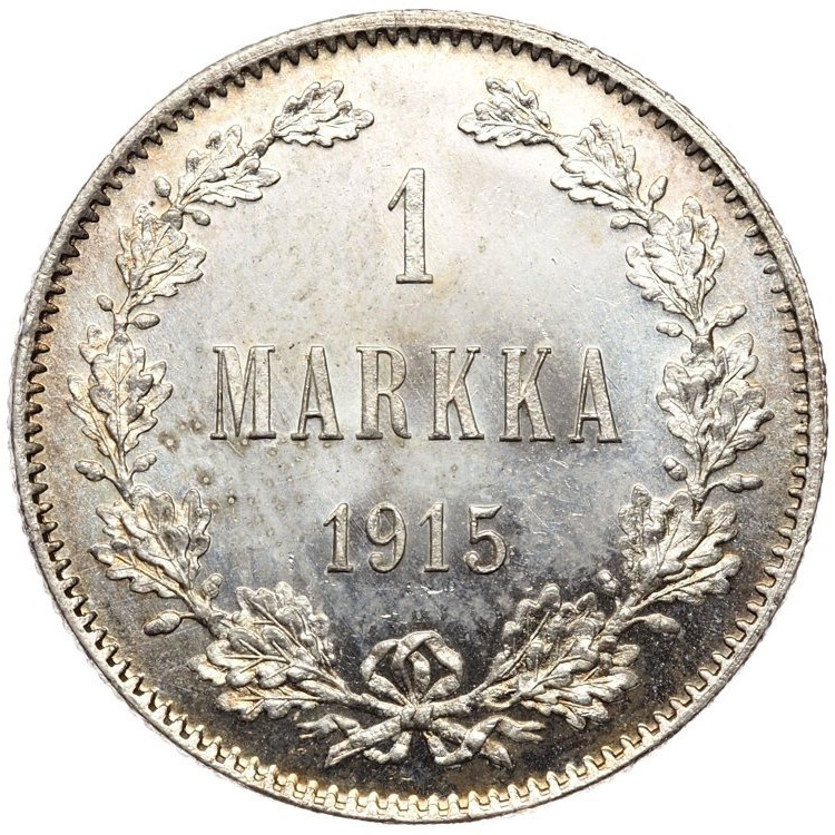 1 марка 1915 года S Для Финляндии