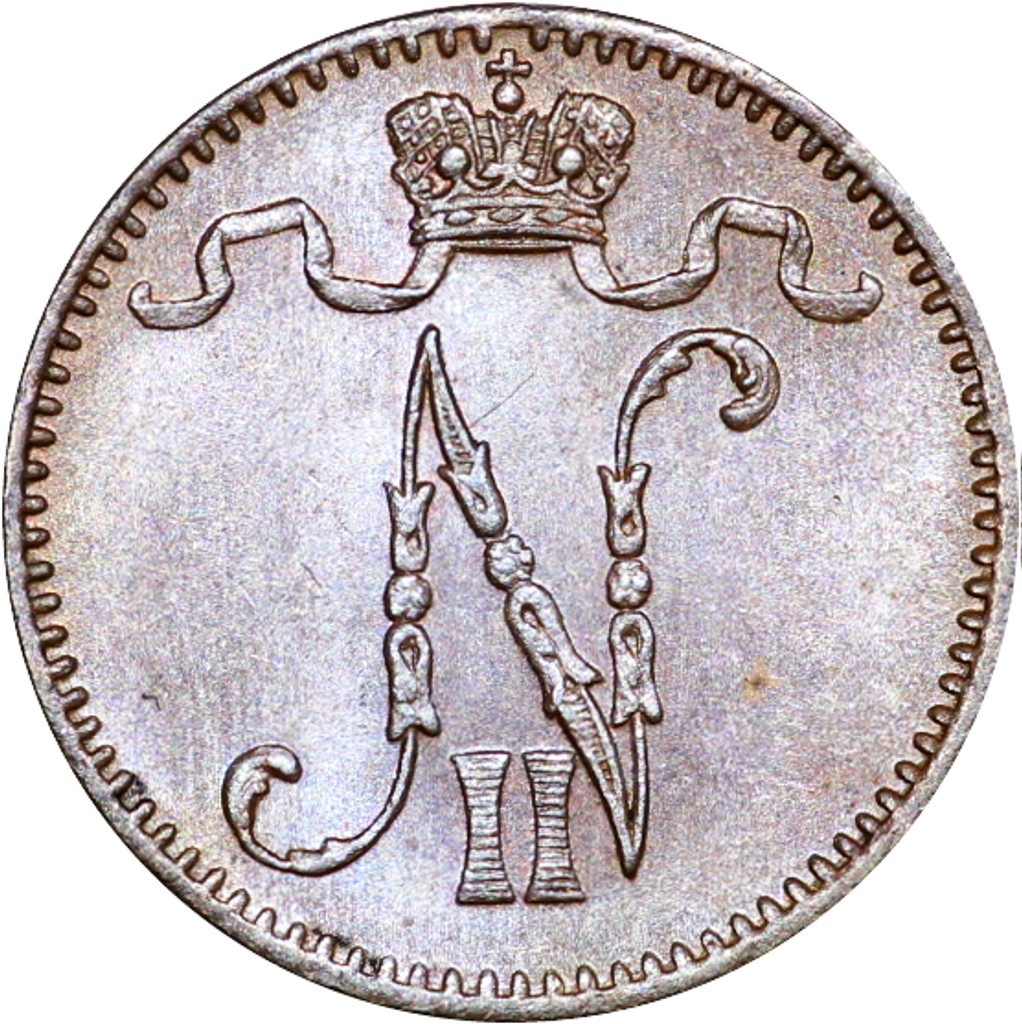 1 пенни 1900 года Для Финляндии