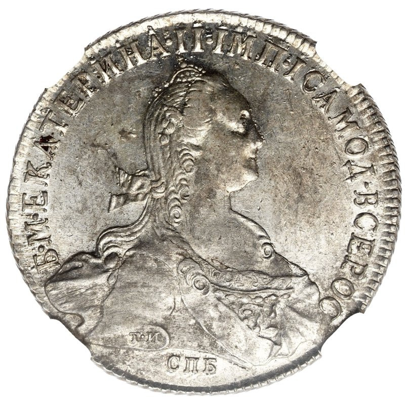 1 рубль 1774 года СПБ ТИ ФЛ