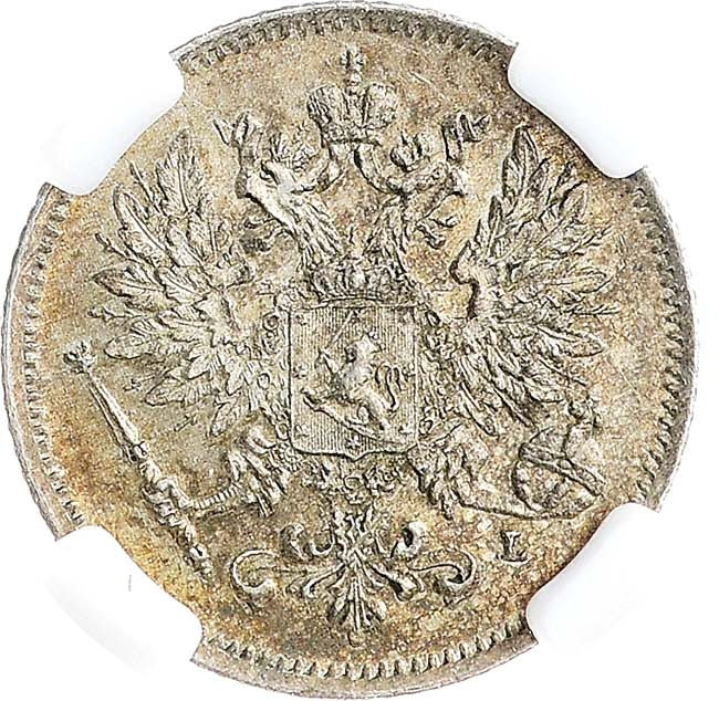 25 пенни 1907 года L Для Финляндии