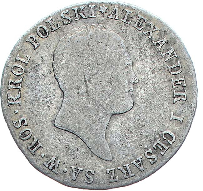 1 злотый 1818 года