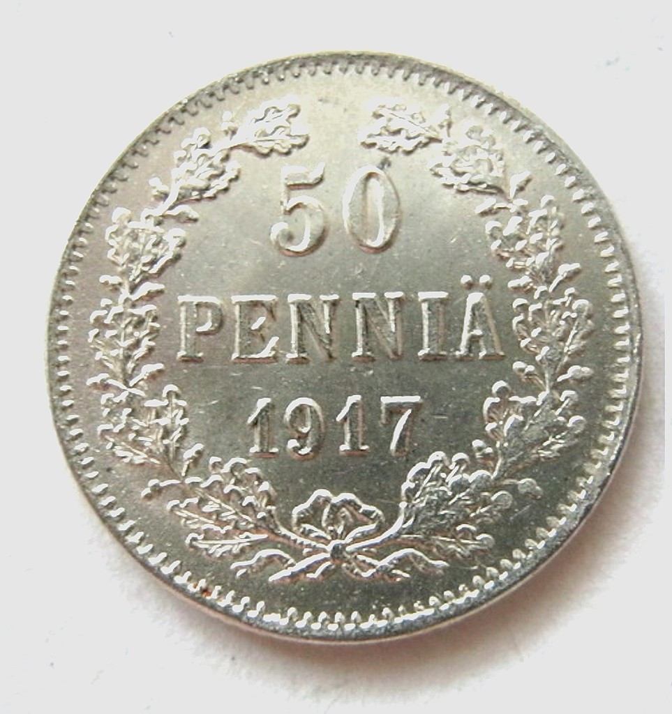 50 пенни 1917 года