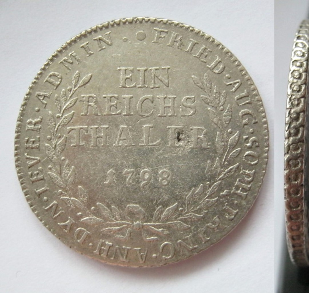 Полталера 1798 года Йеверская монета