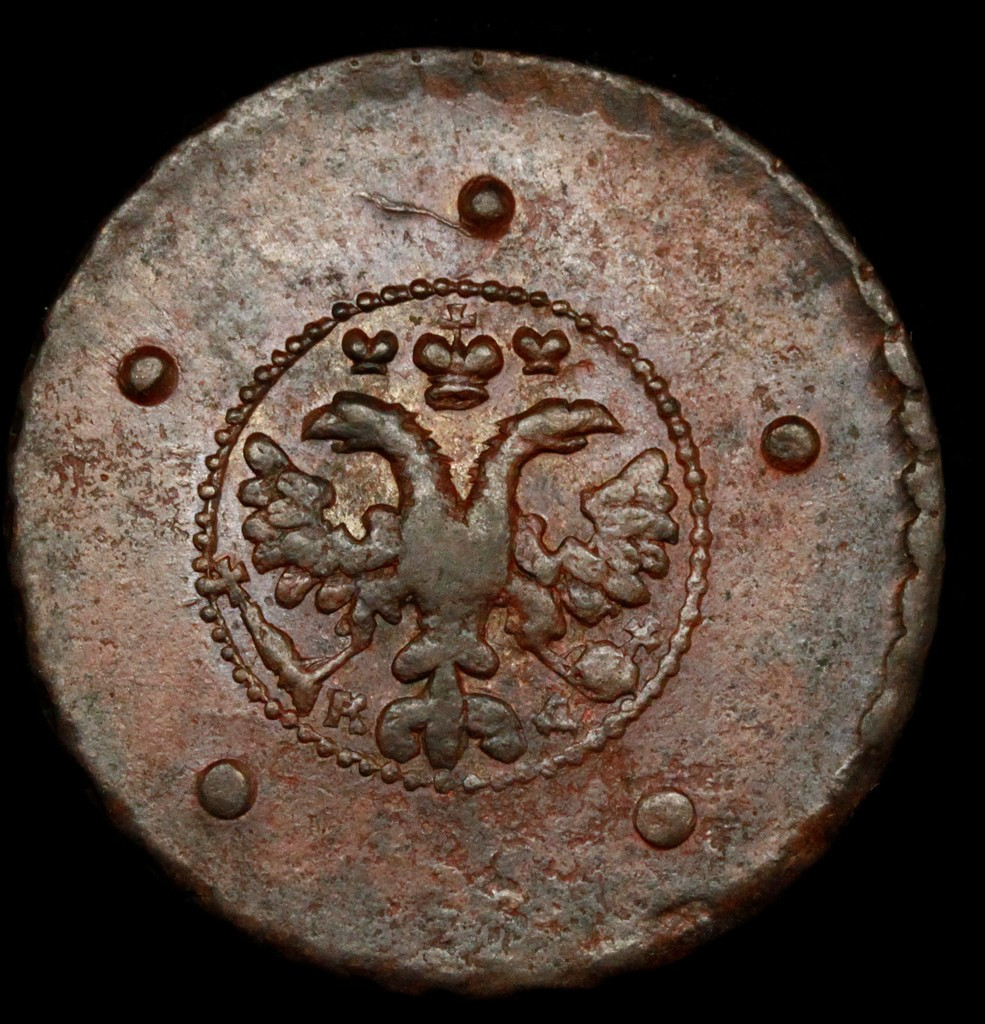 5 копеек 1727 года