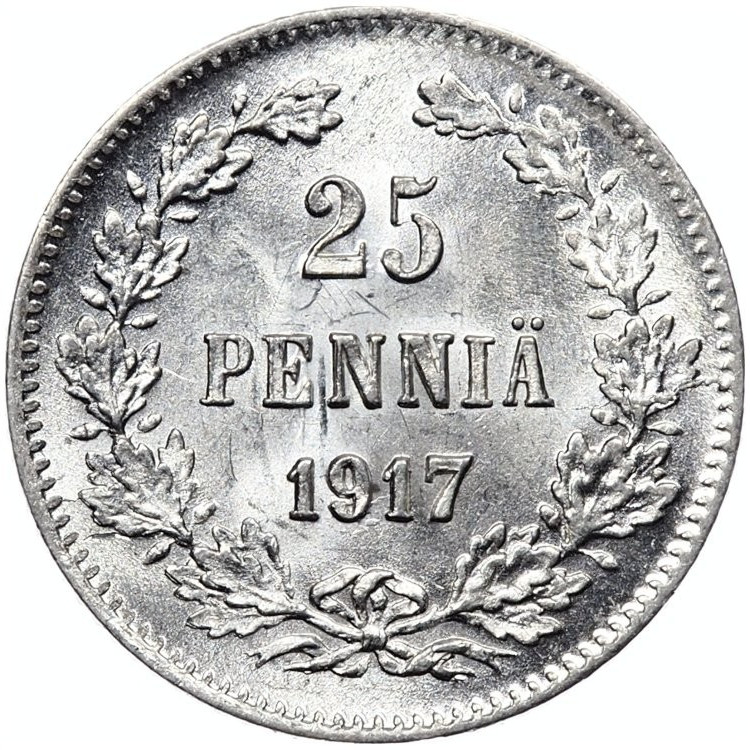 25 пенни 1917 года