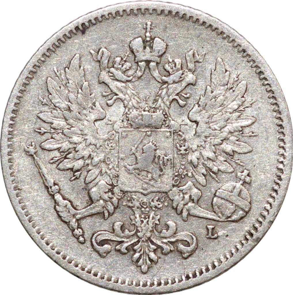 25 пенни 1907 года L Для Финляндии