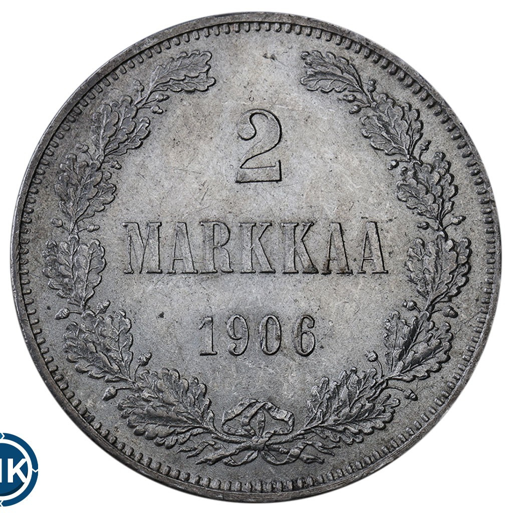 2 марки 1906 года L Для Финляндии
