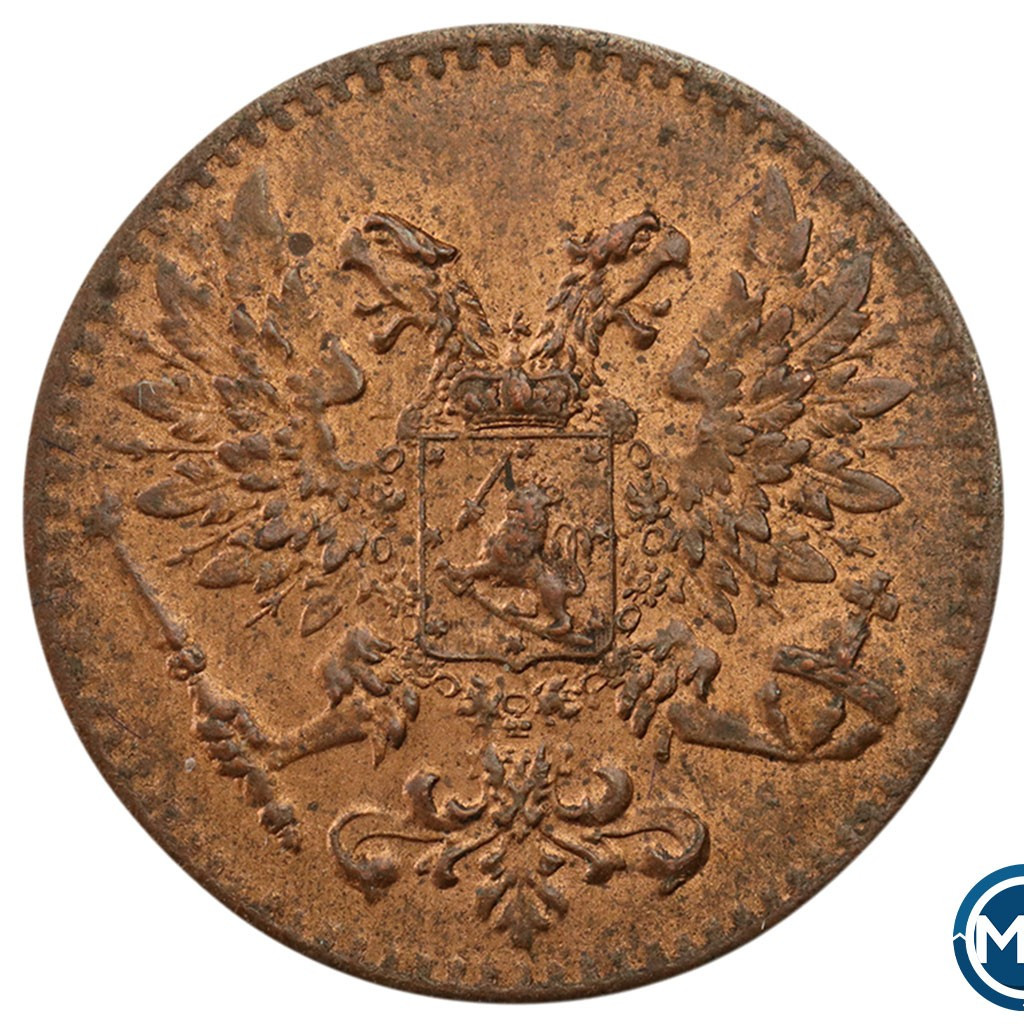 1 пенни 1917 года Для Финляндии