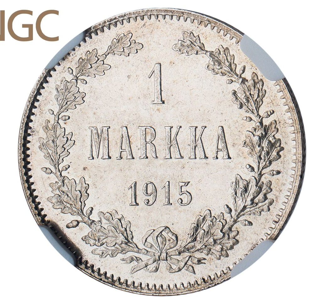 1 марка 1915 года S Для Финляндии