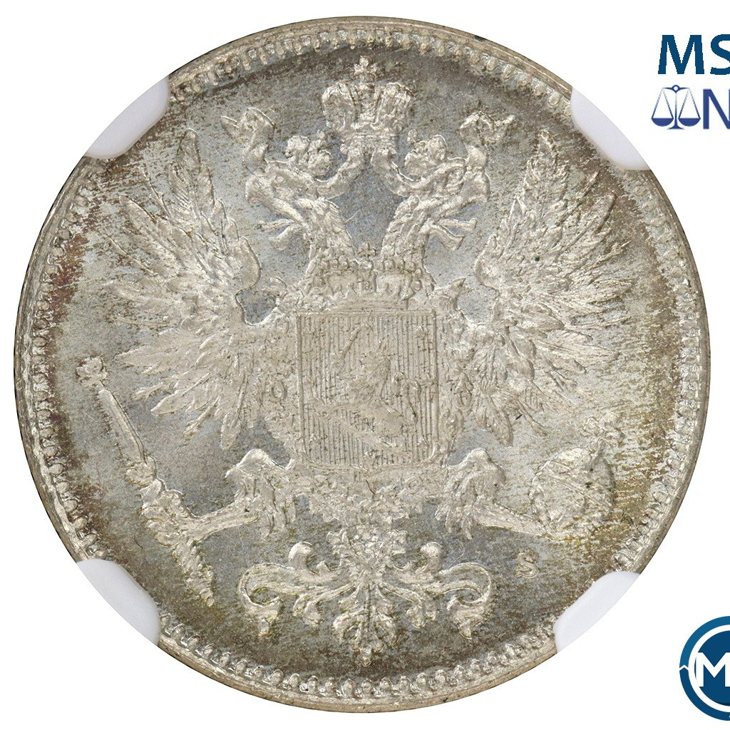 50 пенни 1914 года S Для Финляндии