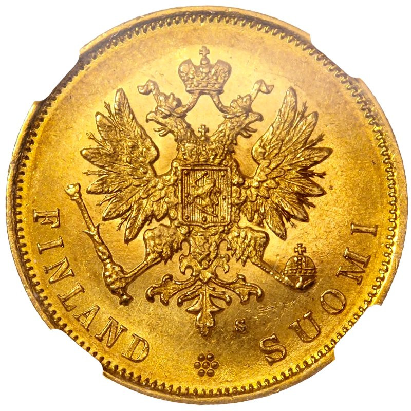 10 марок 1879 года S Для Финляндии