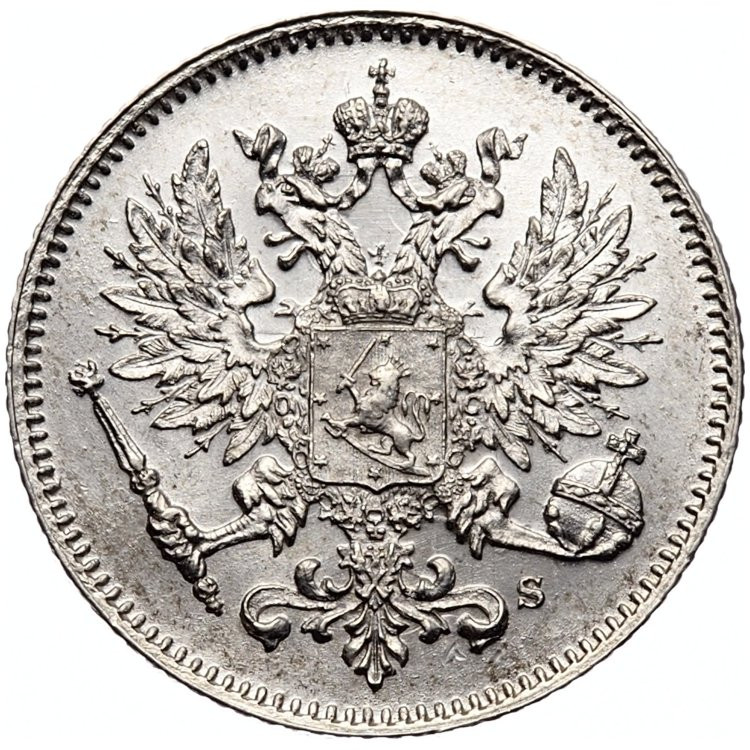 25 пенни 1913 года S Для Финляндии