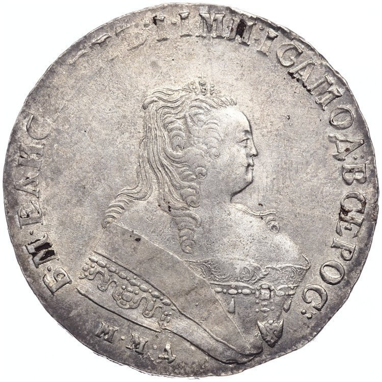 1 рубль 1749 года