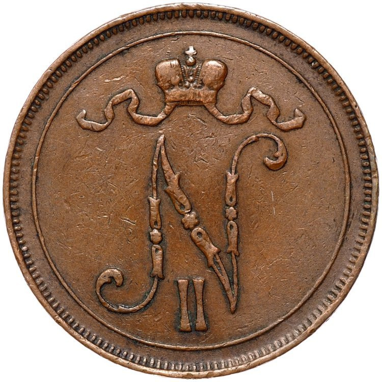 10 пенни 1905 года Для Финляндии