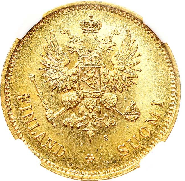 20 марок 1878 года S Для Финляндии