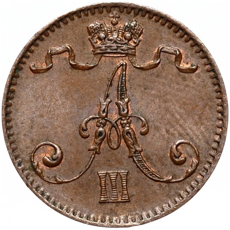 1 пенни 1894 года Для Финляндии