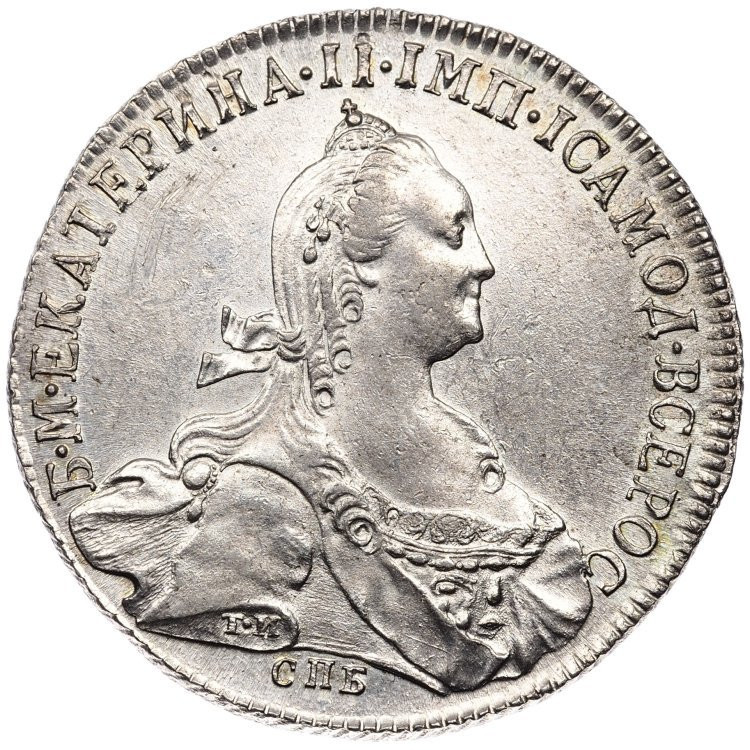 1 рубль 1774 года СПБ ТИ ФЛ