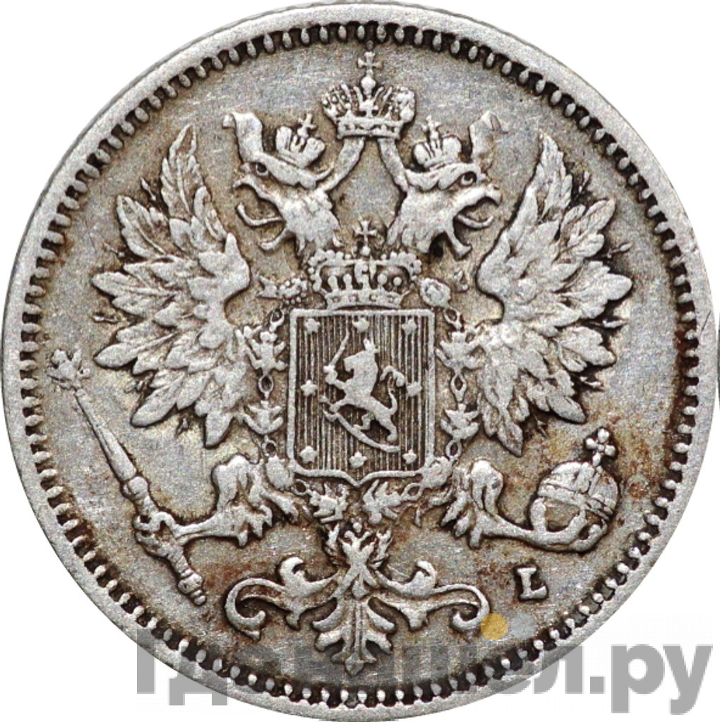 25 пенни 1897 года L Для Финляндии
